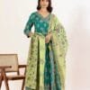 Handwork Angrakha Anarkali Dress for Women