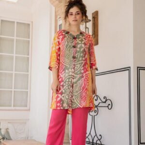 Women Silk Co-ord Set