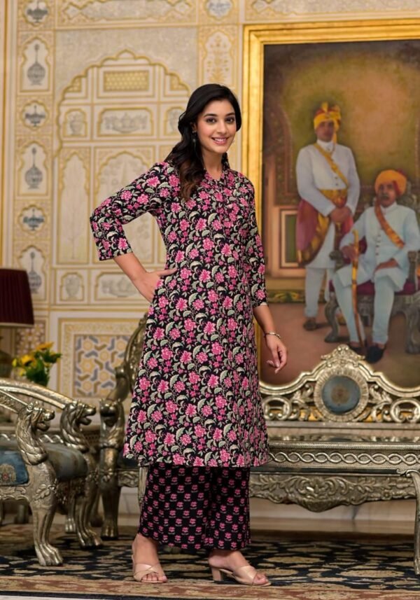 Handwork A-Line Kurti Set for Women