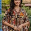Natural Crepe Fabric Kaftan Set for Women